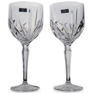 (4 Pc) Waterford "Brookside" Crystal Wine Glasses
