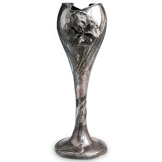 Art Nouveau Homan & Co. Silver Plated Vase