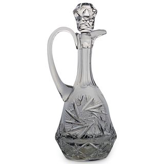 Waterford Style Cut Crystal Pitcher