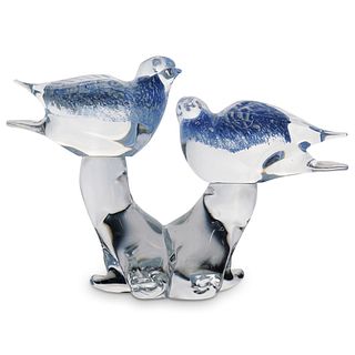 Marcolin Swedish Blown Glass Birds