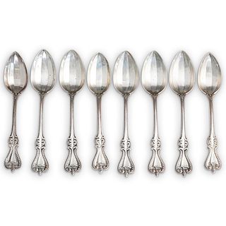 (8Pc) Antique Sterling Spoon Set