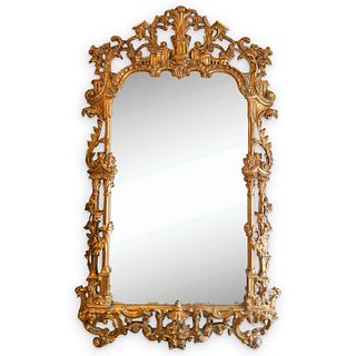 Monumental Italian Gilt Carved Mirror
