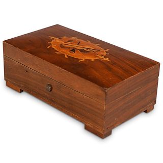 Swiss Reuge Marquetry Wood Music Box