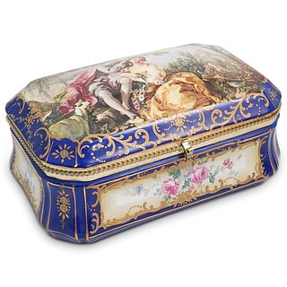 French Sevres Style Dresser Box