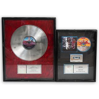 (2Pc) Lenny Kravitz Signed RIAA Sales Award