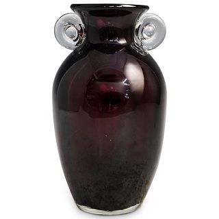 Seguso Violet Style Glass Vase