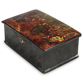 Antique Imperial Russian Lacquer Box