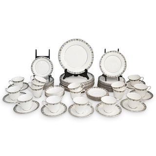 (71 Pc) Royal Doulton "Flower Lace" Dinnerware Set