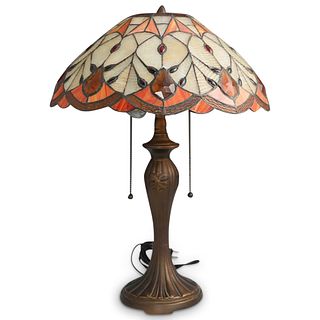 Tiffany Style Leaded Glass Lamp