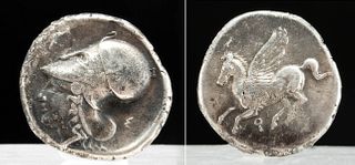 Greek Corinthian Silver AR Stater w/ Pegasus