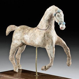 Rare Canosan Polychrome Terracotta Horse w/ TL