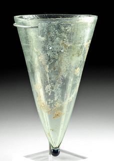 Tall Roman Glass Beaker / Oil Lamp