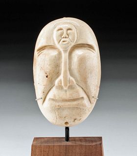 20th C. Alaskan Inuit Bone Spirit Effigy Mask