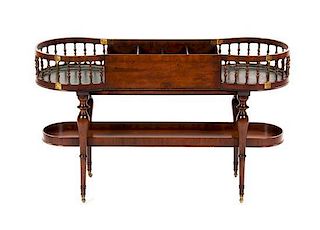 A Victorian Mahogany Etagere, Height 27 x width 44 x depth 14 inches.