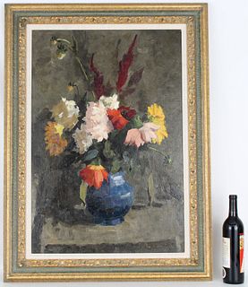 Signed, 20th C. Russian Still Life. Gallery Label