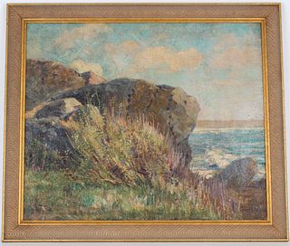 American School, Impressionist Coastal Seascape