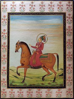 Indian Miniature Painting Late 19th century. 