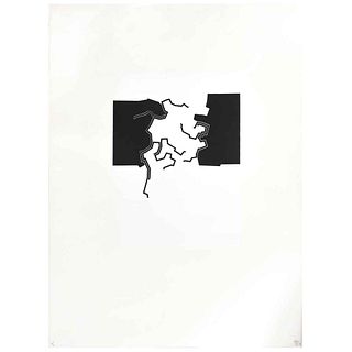 JORGE YAZPIK, Sin título, Firmada y fechada 08, Lasergrafía al relieve a 2 tintas 4 / 6, 40 x 27 cm | JORGE YAZPIK, Untitled, Signed and dated 08, 2-i