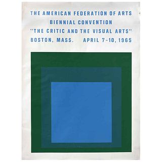 JOSEF ALBERS,The American Federation of Arts, Biennial Convention, Sin firma, Serigrafía s/n, 102 x 78 cm | JOSEF ALBERS,The American Federation of Ar