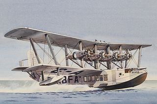 Colin Ashford (20th C.) "Seaplane"