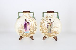 Japanesque Aesthetic Period Vases
