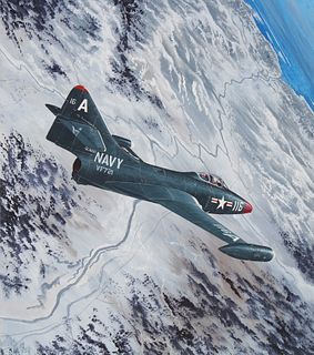 Steve Ferguson (B. 1946) "F9F-2B Panther" Original