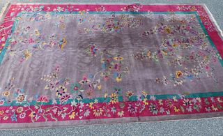 ANTIQUE CHINESE ROOM SIZE CARPET