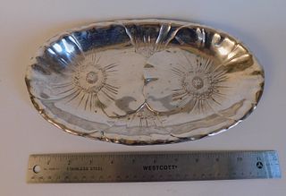 WALLACE OVAL STERLING POPPY BOWL