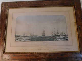 RIGHT WHALING PRINT AFTER RUSSELL 1897