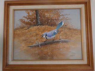 BEN NEILL BLUEJAY PAINTING