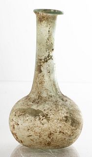 Ancient Roman Glass Unguentarium Bottle