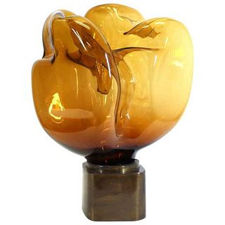 Mid-Century Modern Art Glass Sculpture