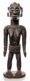 African Eloyi Carved Figure, Nigeria