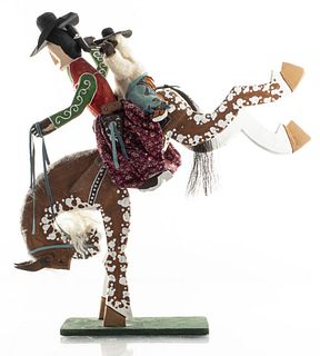 Delbert Buck Native American Folk Art Sculpture
