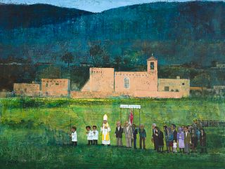 Eugene Dobos, Untitled (New Mexican Church Processional)