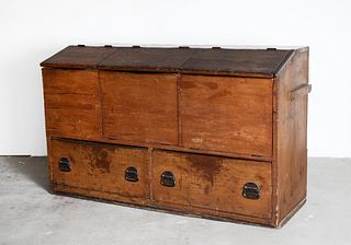 American, Grain Chest, Early 19th Century