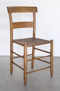 American, Woven Seat Chair, 19th Century