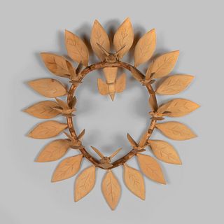 Ricardo Lopez, Carved Wooden Wreath with Birds