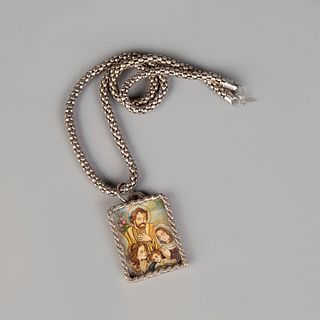 New Mexico, Silver Pendant and Rope Chain, 2010