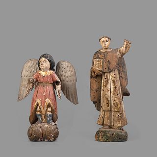 Possibly Filipino, Two Santo Figures, 19th Century