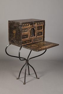 Spanish Colonial, Peru, Vargueño Travel Writing Chest, Early 18th Century