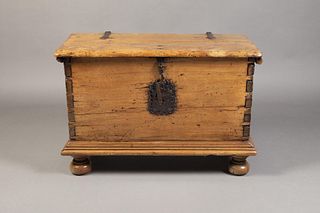 Spanish Colonial, Mexico, Sabino Wood Chest, 18th Century