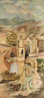 Eliseo Rodriguez, Untitled (New Mexico Scene), 1940