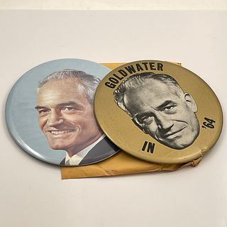 Lot of Barry Goldwater for President Buttons 9"