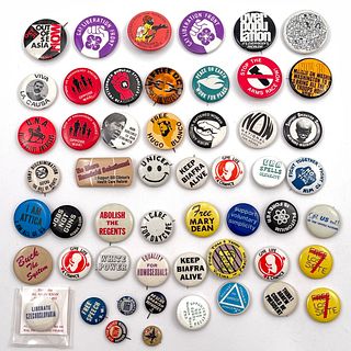 Various 1960s - 1980s Activism and Causes Buttons