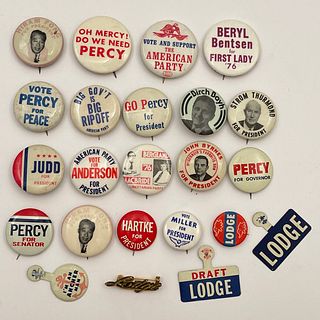 50 Unusual Vintage 1970s Campaign Buttons