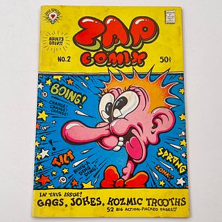 RARE Zap Comics No. 2 1st. Ed. Miscut