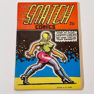 4 Vintage Underground Snatch and Jiz Comics R. Crumb