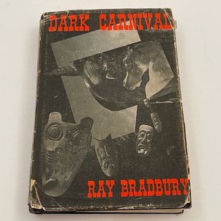 Signed Ray Bradbury Dark Carnival Book