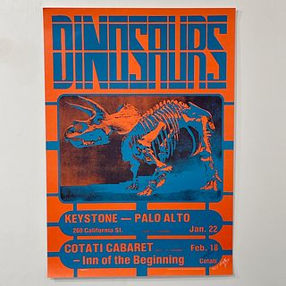 3 Dinosaurs at the Keystone Concert Posters